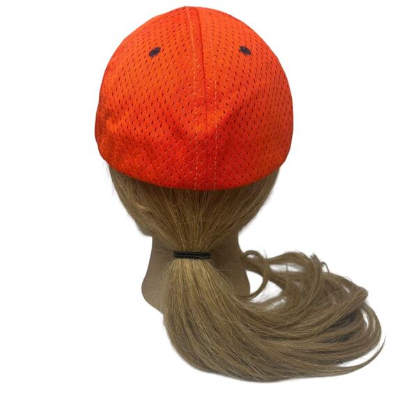 Cincinnati Reds Hat Sportco Ballfit Mesh Fitted Men's Orange Black - Picture 2 of 9